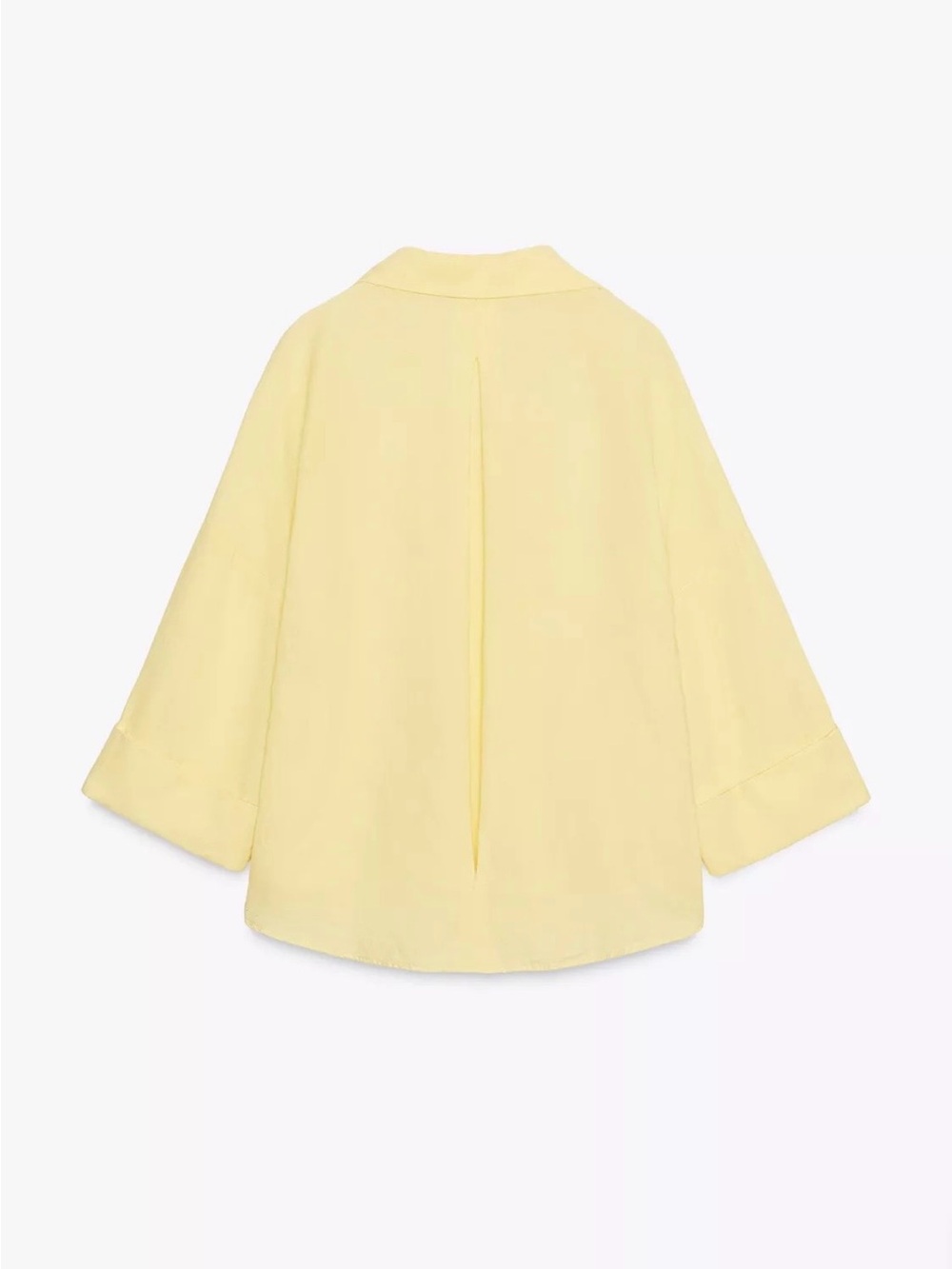 Zara wide sleeve linen shirt size small NWT - Picture 5 of 5